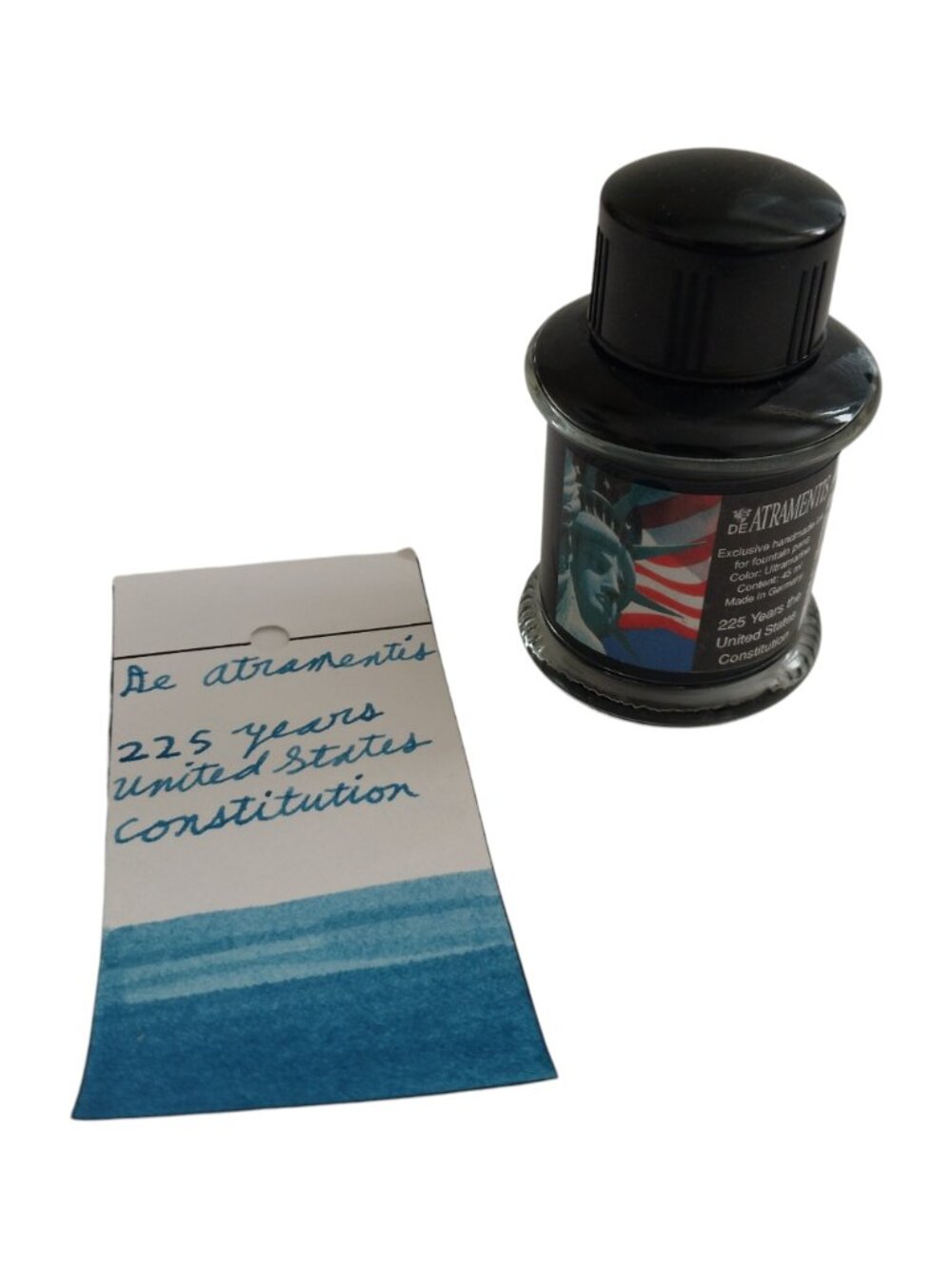 De Atramentis 225 Years Of The United States Constitution Fountain Pen Ink Blue